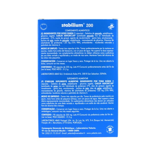 Abad Stabilium 200 Garum 90 Gélules