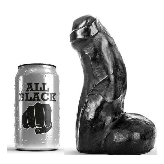 Tout noir Dong réaliste noir 17cm 1pc