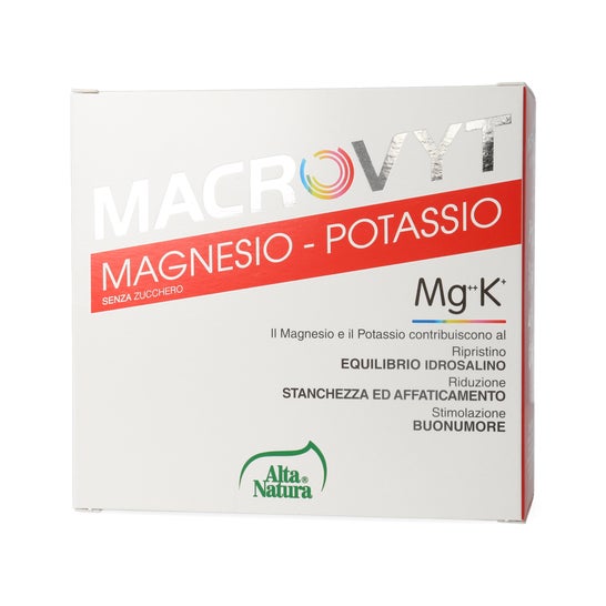 Alta Natura Macrovyt Magnésium Potassium 18 Sachets