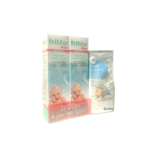 Frimar Baby Hygiène Nasale 2x120ml + Gaze