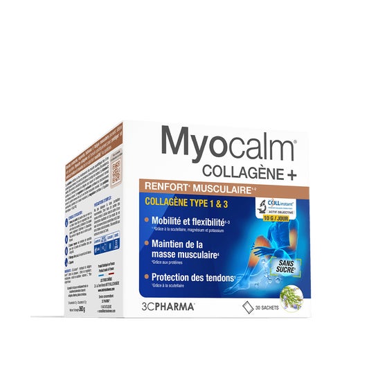 3C Pharma Myocalm Collagène+ Renfort Musculaire 30 Sachets