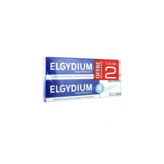 Elgydium Dentifrice Blancheur Tube 75 Ml X2