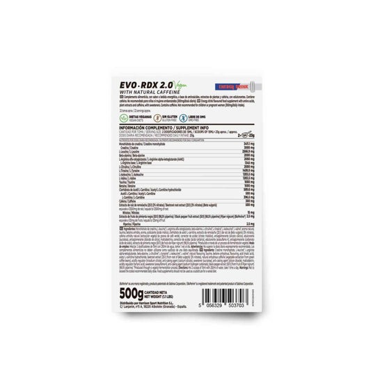 HSN Evordx 2.0 Bebida Energética 500g