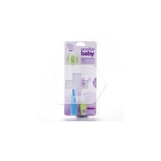 Acofarbaby nettoyeur de bouteille brosse 1 pc