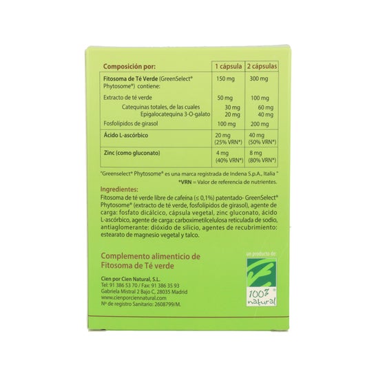 Camellia Select Antioxydant 60caps 100% naturel