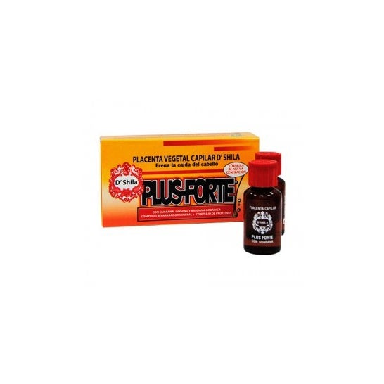 D'Shila Placenta Végétal Capillaire Plus Forte 4X25ml
