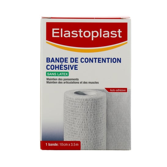 Elastoplast Bande Contention Cohésives Sans Latex Blanc 10cmx3.5m