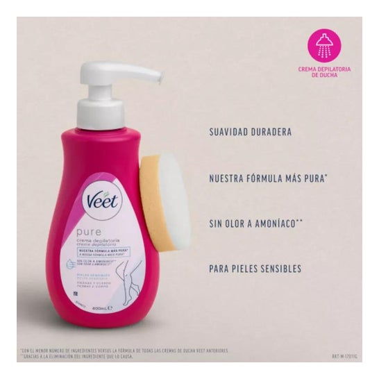 Crème de douche Veet pour peaux sensibles 400ml Crème de douche Veet pour peaux sensibles 400ml