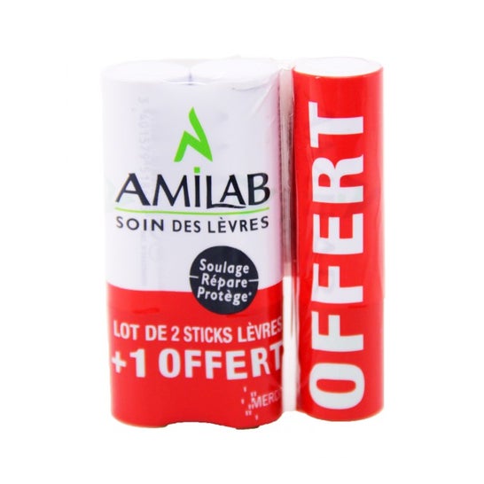 Merck Amilab Soin des Lèvres 3x3,65ml