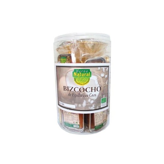 Horno Natural Cilindro Bizcochos Coco Espelta Eco 18uds