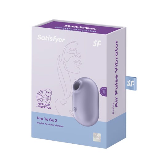 Satisfyer Pro To Go 2 Stimulateur et Vibrateur Violet 1ut