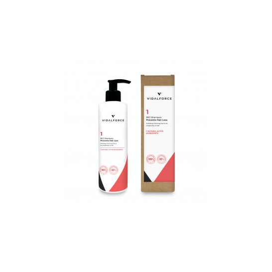 VidalForce Shampooing 1 Certified Natural Fall Arrestant Premier symptômes 250ml
