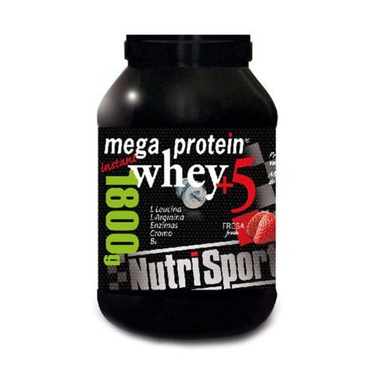 NutriSport Mega Protein Whey 5 Fraise 900g