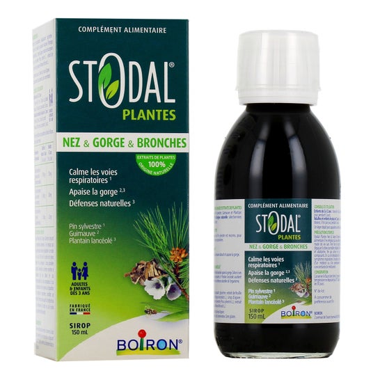 Boiron Stodal Plantes Nez Gorge & Bronches Sirop 150 ml