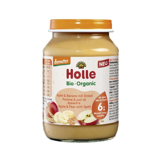 Holle Bio Pomme Banane Épeautre 190 g