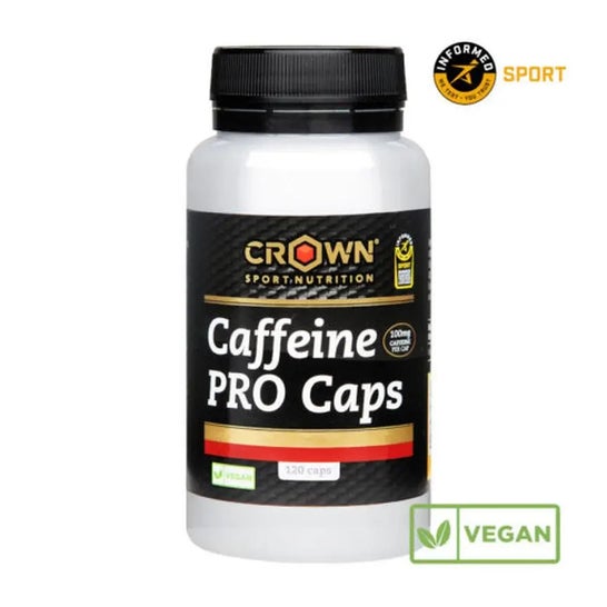Crown Caffeine Pro Caps 100mg 120 Capsules Crown Caffeine Pro Caps 100mg 120 Capsules