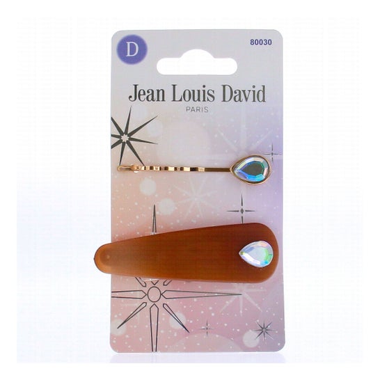 Jean Louis David Barrettes Clic Clac Strass N80030 2uts