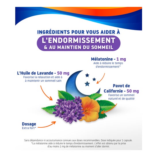 Valdispert Mélatonine 1mg 4 Actions  30 Capsules