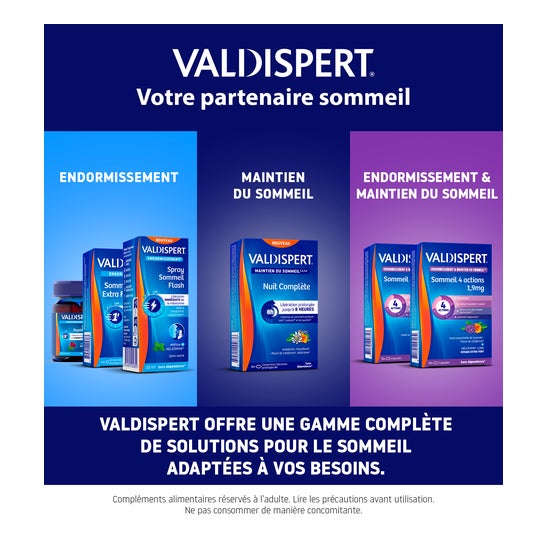 Valdispert Mélatonine 1mg 4 Actions  30 Capsules
