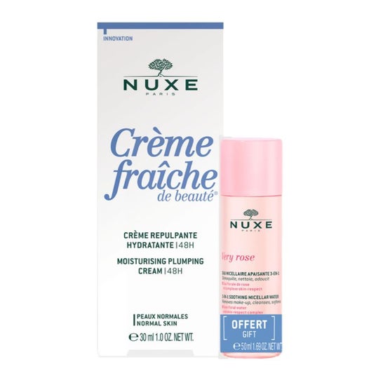 Nuxe Set Crème Fraîche De Beauté Repulpante + Eau Micellaire