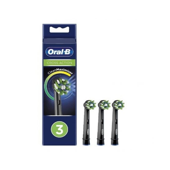 Oral-B Cross Action Black Recharge 3uts