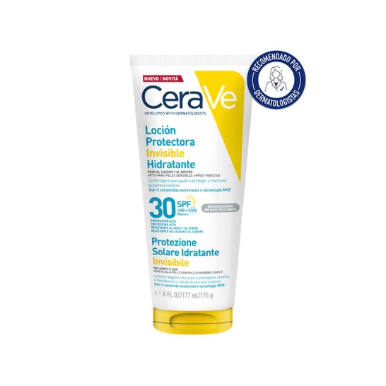 CeraVe Loción Protectora Invisible Hidratante SPF30 177 ml