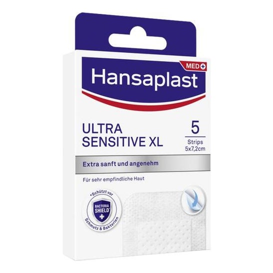 Hansaplast Ultra Sensitive XL Pansements 5x7,2cm 5uts