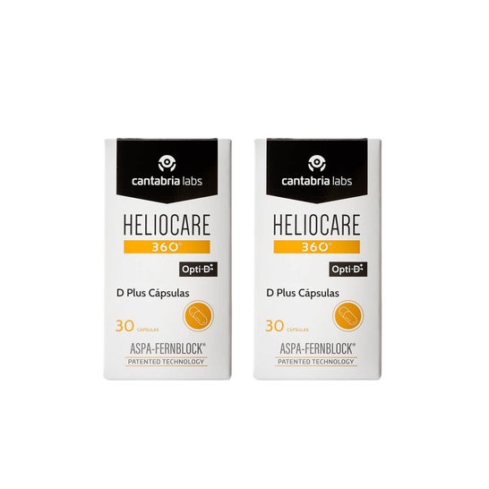 Heliocare 360º D Plus Cápsulas 2x30caps