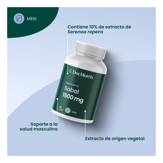 DocMorris Sabal (Saw Palmetto) 1500mg 90 Gélules (Expire dans moins de 6 mois)