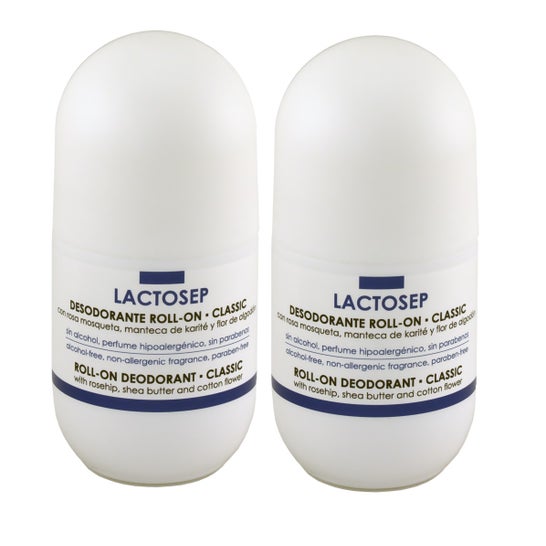 Lactosep Pack Déodorant Alun 2x75ml