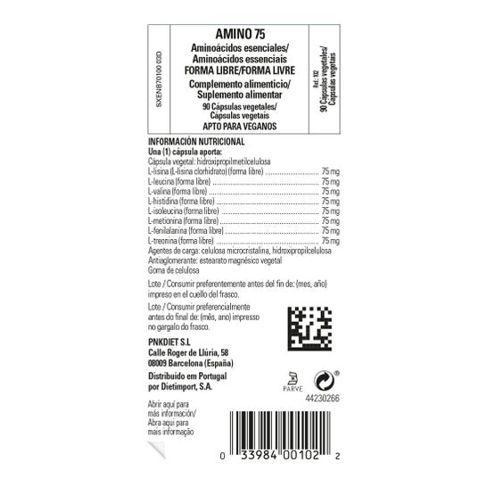 Solgar Amino 75 90 Capuchon 90