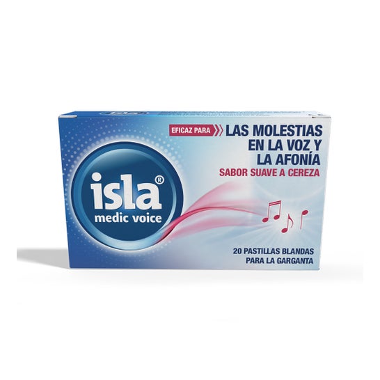 Isla Medic Acute Pastillas Blandas para Garganta Cereza 20 pastillas
