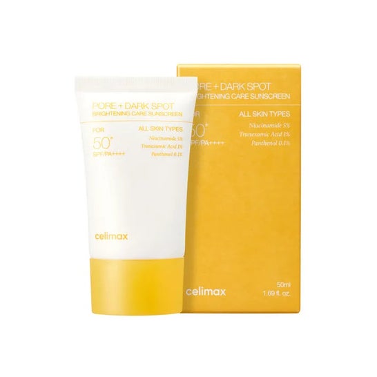 Celimax Pore+ Crème Solaire Éclaircissante Taches Sombres 50 ml