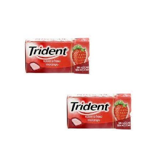 Trident Pack Chewing Gum Fraise 2x14g