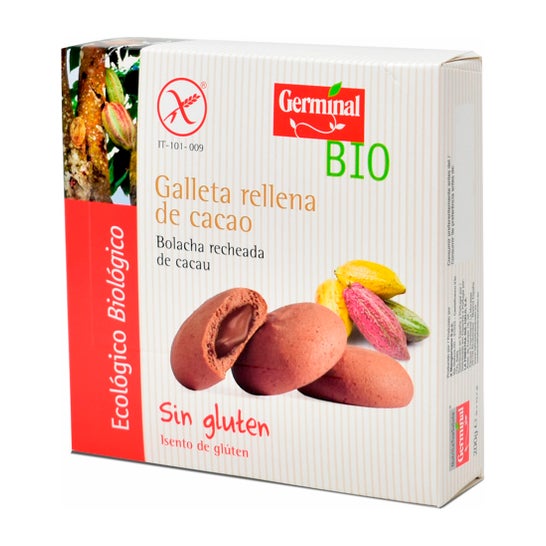 Gall germinal. S/G Bio fourré au cacao 250g