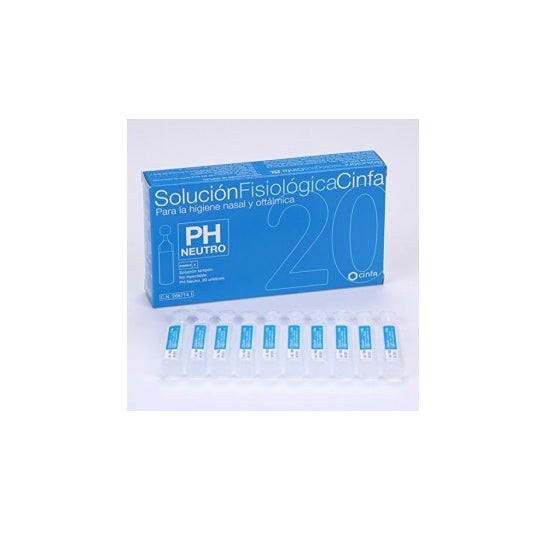 Cinfa sol solution physiologique 20 Unités