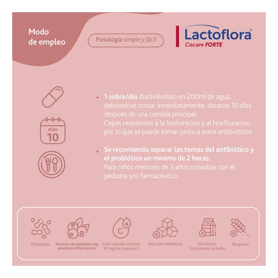 Lactoflora Ciscare Forte 10 Sachets