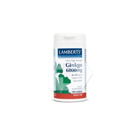 Lamberts Ginkgo 6000mg 180 Comprimés
