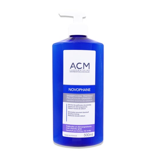 Novophane Shampooing traitant antipelliculaire cheveux gras 500 ml
