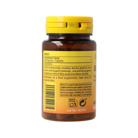 Nature Essential Reishi Mycelium 400 Mg 50caps