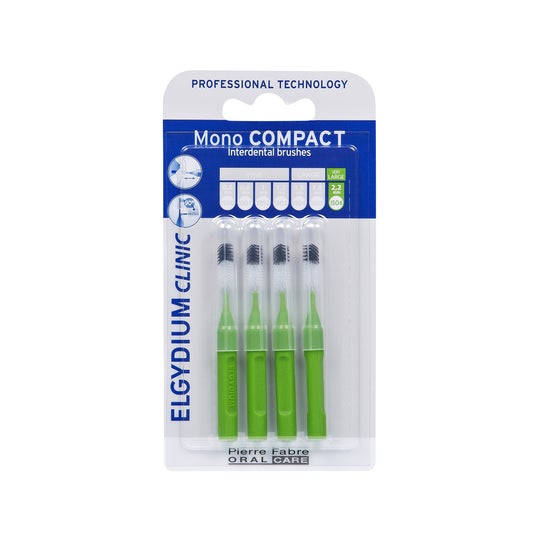 Elgydium Clinic Escovilhão Mono Compact Verde 4uds