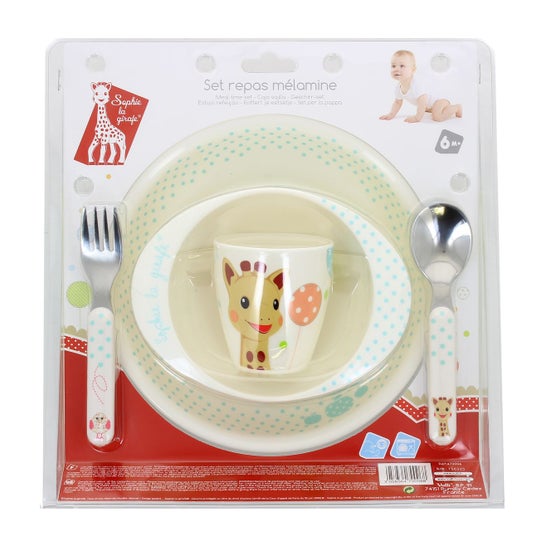 Sophie la Girafe Set Repas Rouge