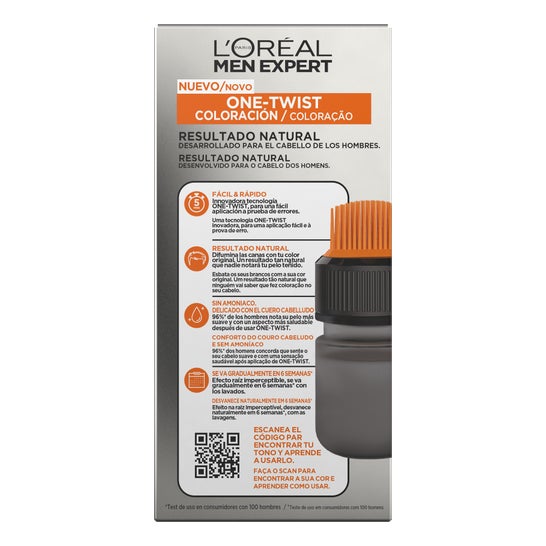 L'Oréal Paris Men Expert One-Twist Hair Color 2 Black