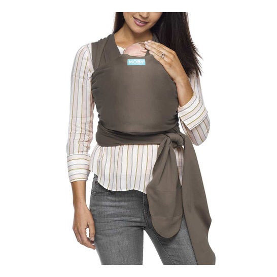 Moby Fular Portabebés Elástico Moby Wrap Classic Cocoa