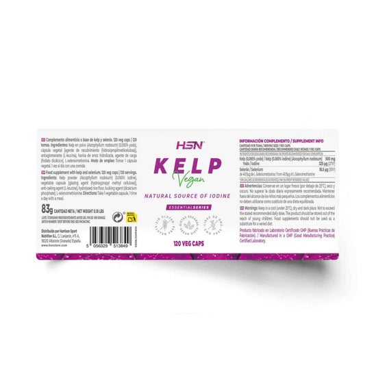 HSN Kelp 500mg 120vcaps