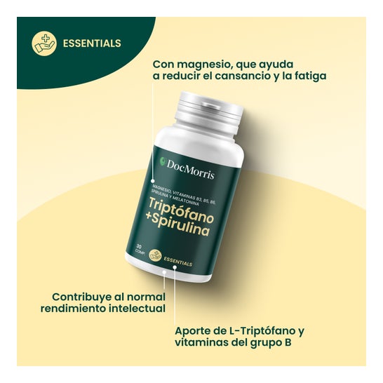 DocMorris Tryptophane + Spiruline 30 Gélules