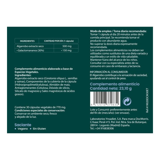 DocMorris Satiété 30 Gélules
