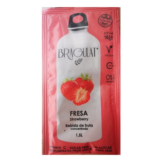 Boisson soluble à la fraise Bragulat 9gx15uds
