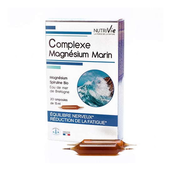 Nutrivie Ampoules Complexe Magnésium Marin 20x15ml