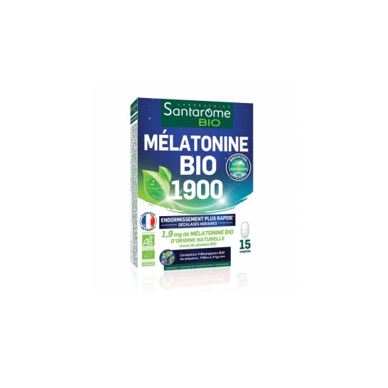 Santarome Mélatonine Bio 1900 15comp